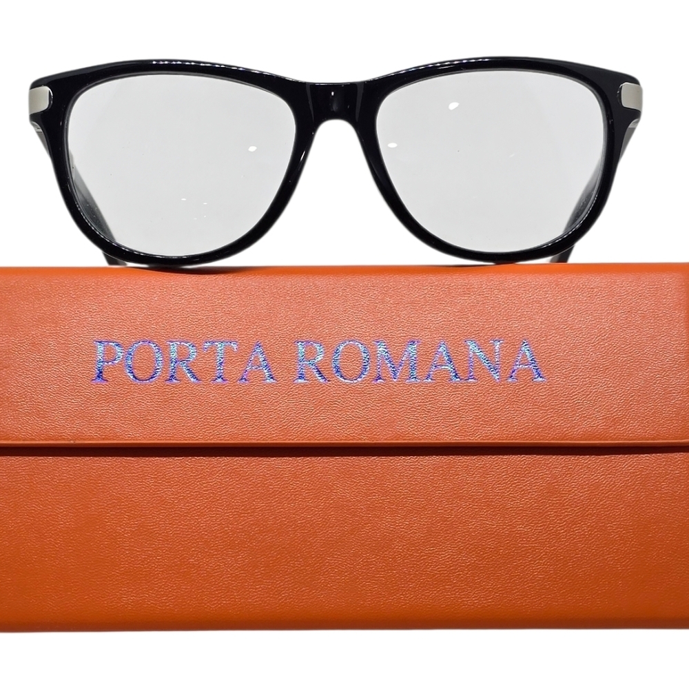 Porta Romana Black and Silver Glasses WOOD PLASTIC COMBINATION